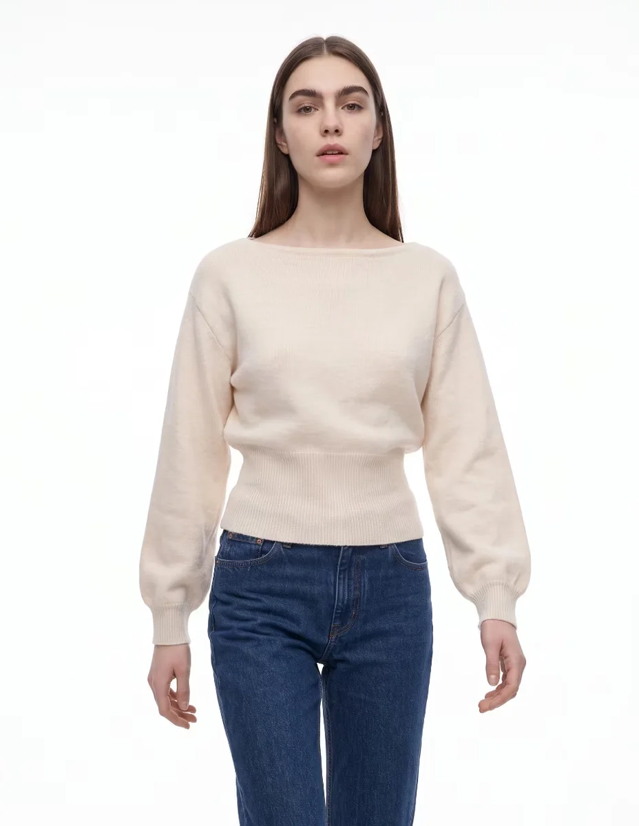 Blusa manga larga para mujer