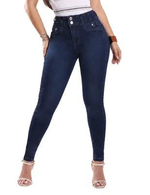 Jeans regular super skinny para mujer