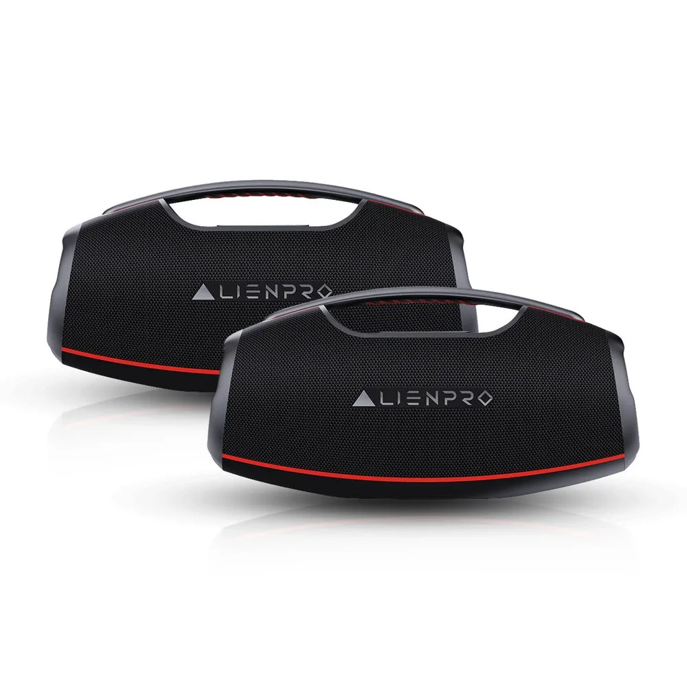 Kit bocinas boomer plus alienpro 2 pack recargable 130w rms