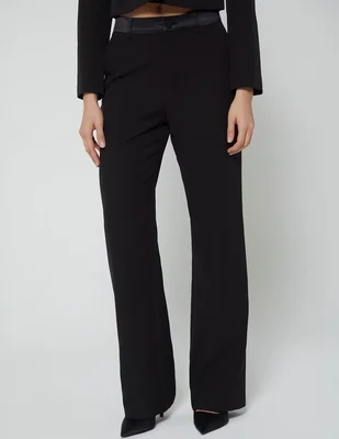 Pantalón de vestir recto para mujer