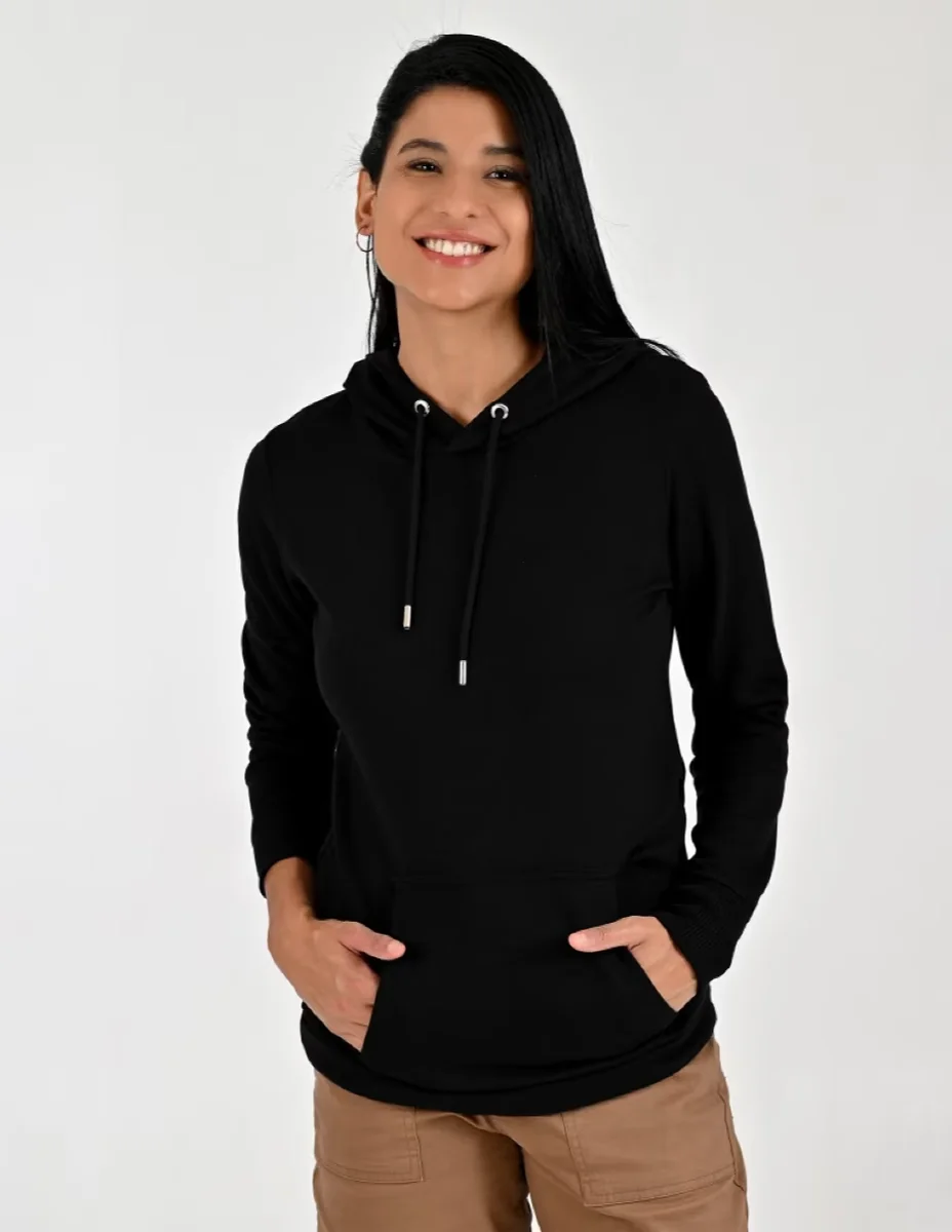 Sudadera con capucha para mujer