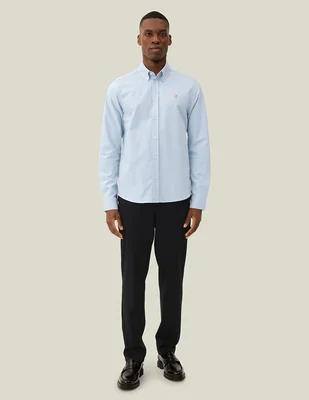 Camisa casual de algodón manga larga para hombre
