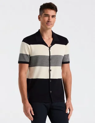Camisa casual manga corta para hombre