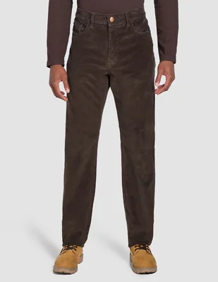 Pantalón casual regular recto para hombre