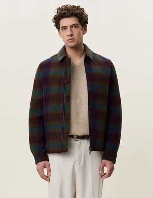 Chamarra casual con bolsillos para hombre