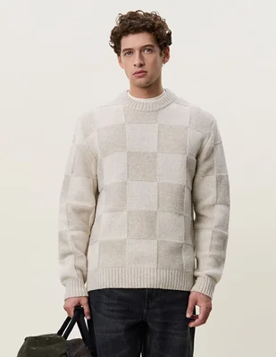 Suéter cuello redondo para hombre