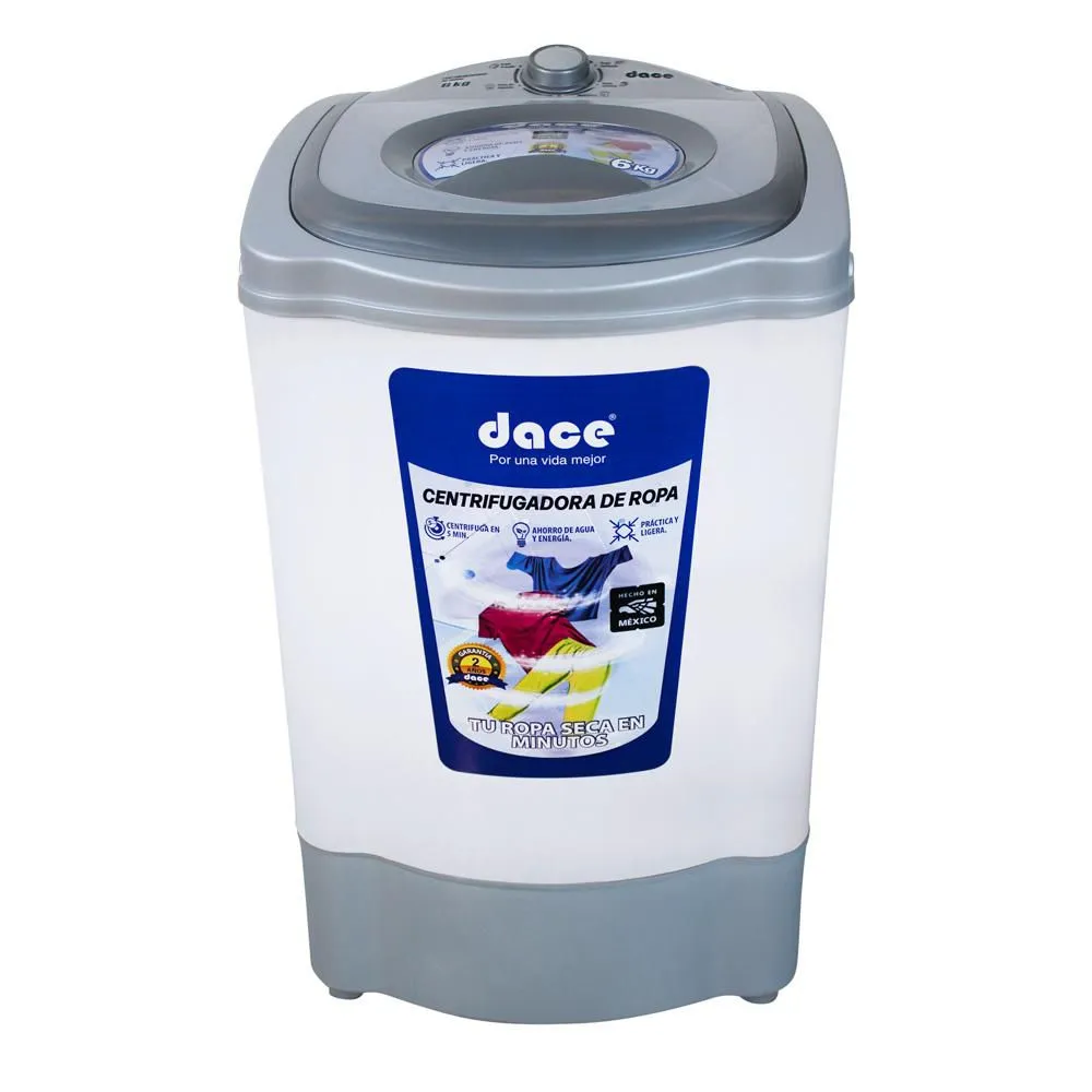 Centrifuga de Ropa 6kg Dace tina Acero inoxidable