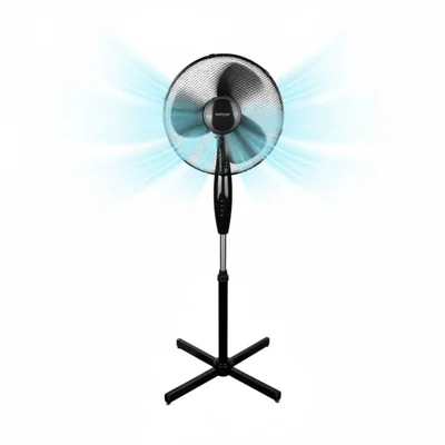 EUROGAR Ventilador de pedestal 16" o 40 cm, 3 velocidades, Oscilación