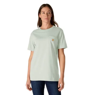 Camiseta Carhartt WK87 Smoked Teal (talla mediana)