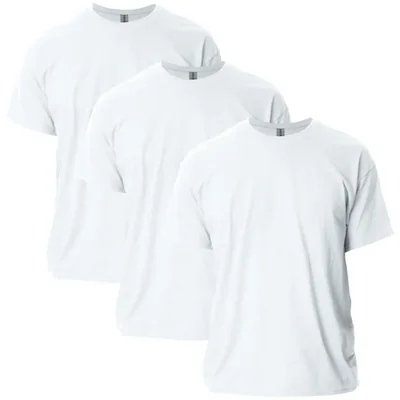 Camiseta Gildan G2000 Blanca (Pack de 3) Talla 4XL