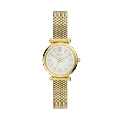 Reloj Fossil Carlie ES5462 Tono Oro 28 mm