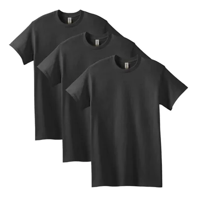CAMISETA Gildan G5000 Negra Pack de 3 Talla XXL