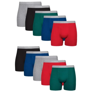 Bóxers Hanes talla XL paquete de 10 surtidos