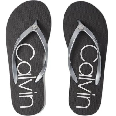 Sandalias Calvin Klein Salya plata para mujer