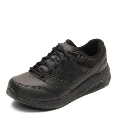 Zapato de caminar New Balance 928 V3 de cuero para mujer con cordones