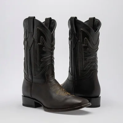 BOTA Y BOTIN VAQUERA ANDRE V B0587 CAFE Piel
