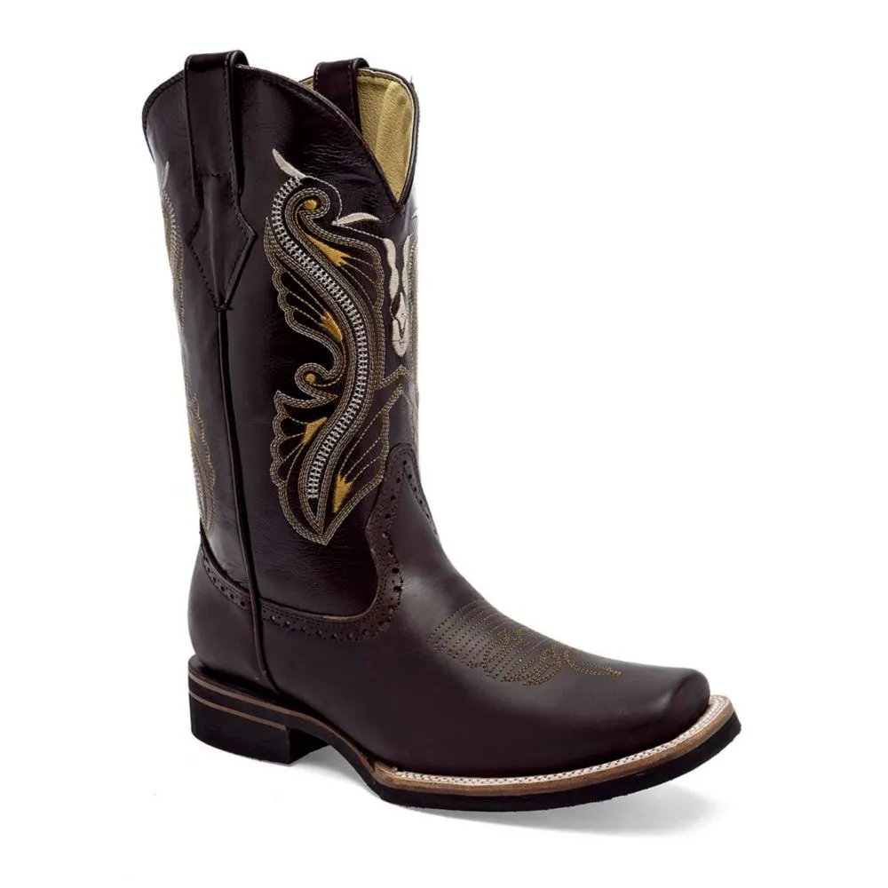 BOTA Y BOTIN VAQUERA ANDRE V B7000 CAFE Piel