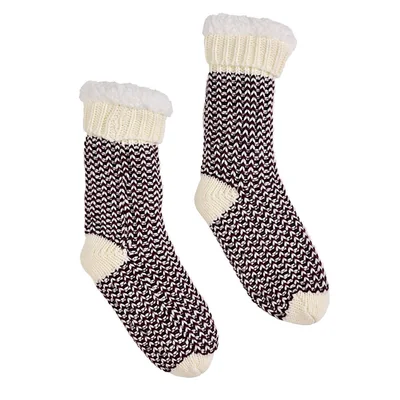 Calcetín Sherpa Punta Talón Textura Maria Intima para Mujer