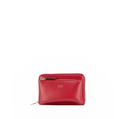 Billetera Cierre Sencillo Rojo Cloe para Mujer