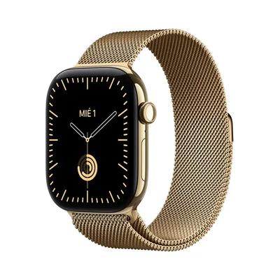 Apple Watch Series 12 Gps+cellular Titanio Oro Radiante 46mm Milanés S/m