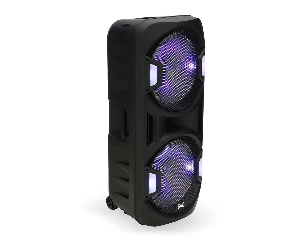 Bocina Bluetooth EVL ES215-01 40 W con Luz LED