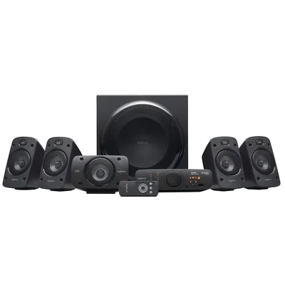 Sistema De Altavoces Logitech Z906 5.1 Surround Sound - Negro - Venta Internacional.