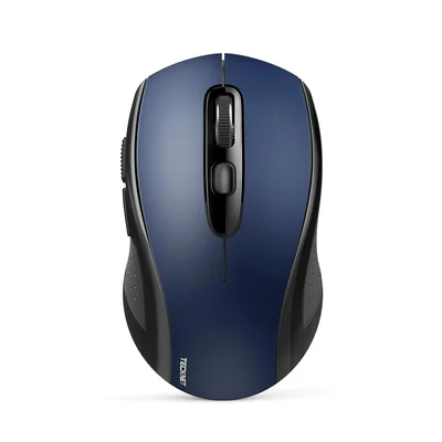 Ratón Tecknet 4000dpi Inalámbrico Bluetooth Para Dos Dispositivos Negro - Venta Internacional.