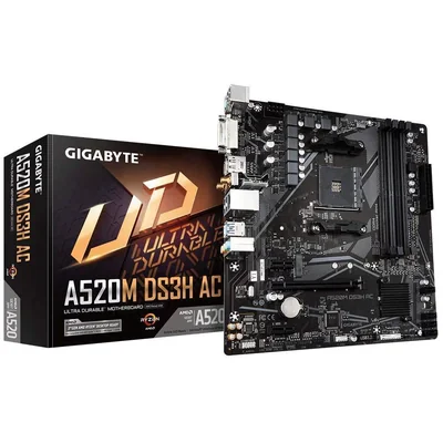 Tarjeta Madre Gigabyte Micro-atx A520m Ds3h Ac S-am4 Amd