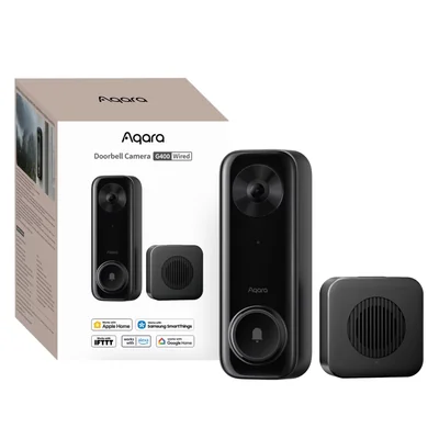 Cámara Timbre Aqara G400 Wi-fi 6 2k Hd Con Alimentación Por Poe Y Detección De Personas Con Ia Ip65 - Venta Internacional.
