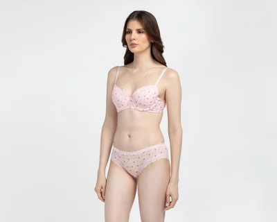 Coordinado de Encaje Media Copa Lovest