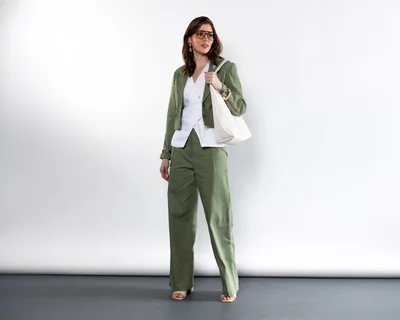 Pantalón Recto Sahara by Ángel Grave para Mujer