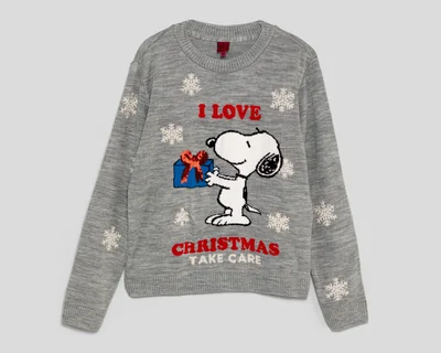 Suéter Navideño Snoopy Peanuts para Mujer
