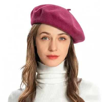Boina Francesa Zlyc Lana Talla Única Para Mujer - Venta Internacional.