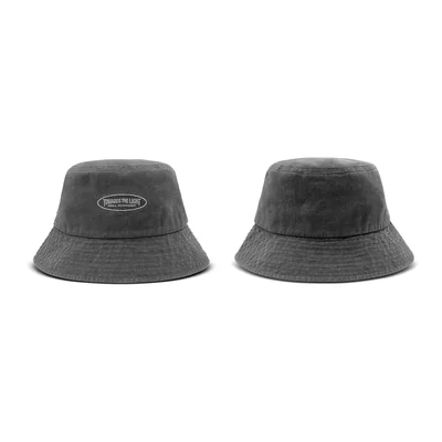 Gorro De Pescador Ateez Official Tour Merch Lavado Con Ácido Carbón - Venta Internacional.