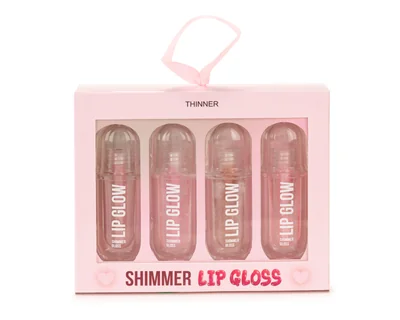 Lip Gloss Thinner Shimmer 4 Piezas