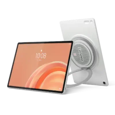 Lenovo Tab Plus Gen 2 (con Funda transparente + Estuche + Correa) - Celestial White
