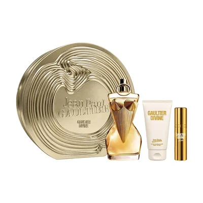 Jean Paul Gaultier Divine Metal Estuche 3pzs Dama EDP 100ml + Locion Corporal 75ml + Miniatura 10ml