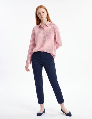Blusa manga larga para mujer