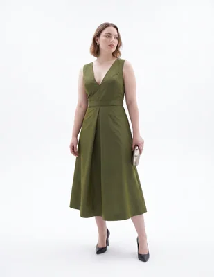 Vestido midi de fiesta para mujer