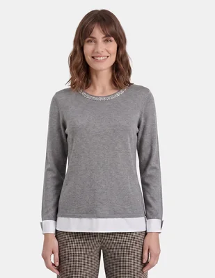 Blusa alannah 1 manga larga para mujer