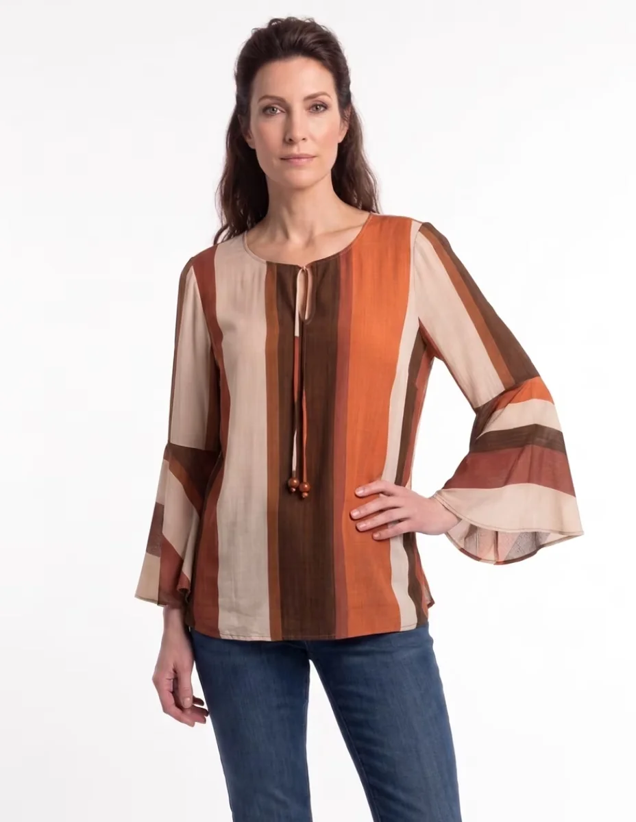 Blusa manga 3/4 para mujer