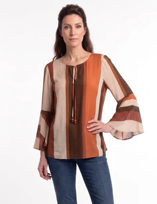 Blusa manga 3/4 para mujer