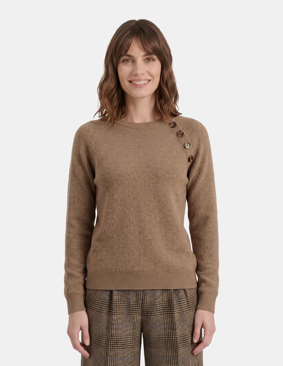 Blusa eithne manga larga para mujer