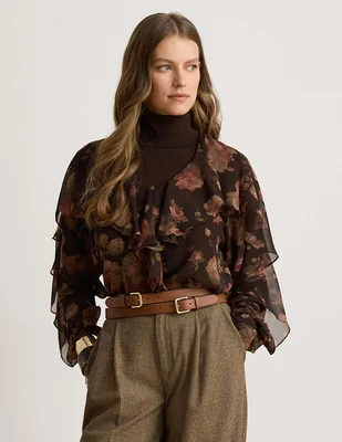 Blusa manga larga para mujer