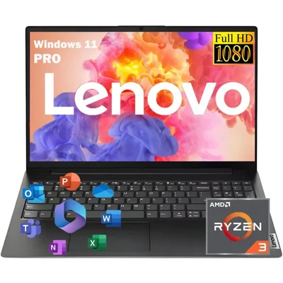 Portátil Lenovo Ryzen 3 156" Full HD 16 GB RAM 256 GB SSD Windows 11