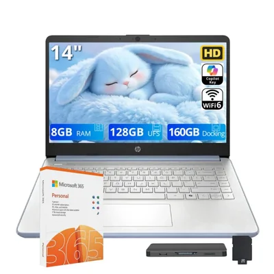 Portátil HP Stream 14" 8 GB RAM 288 GB SSD Wi‑Fi 6 Windows 11