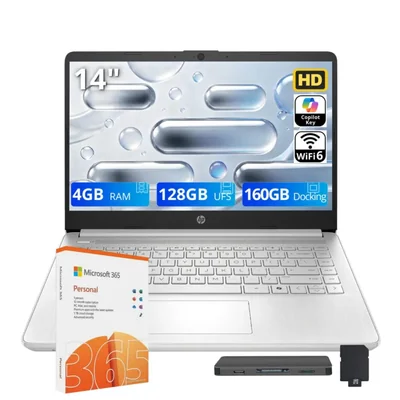 Portátil HP 35 cm 4 GB RAM 288 GB SSD Windows 11 Wi‑Fi 6