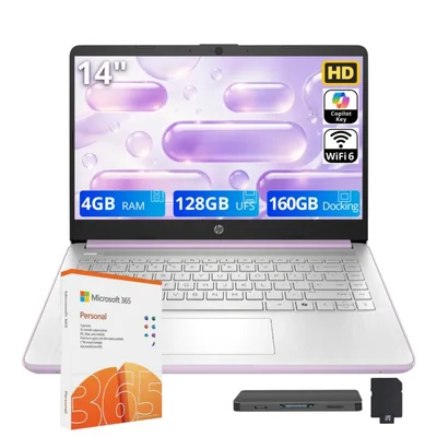Portátil HP 35 cm 4 GB RAM 288 GB UFS Windows 11 S Wi‑Fi 6