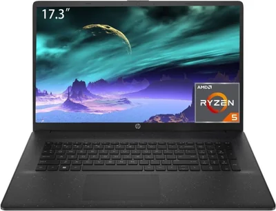 Portátil HP Ryzen 5 de 173" 8 GB RAM 256 GB SSD Wi‑Fi 6