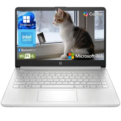 Portátil HP 14" Intel N150 128 GB SSD + 500 GB HDD